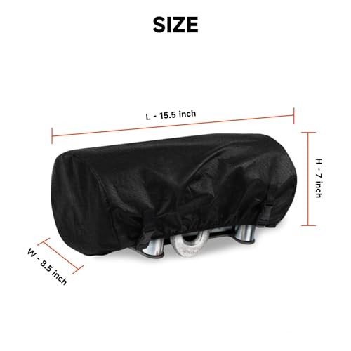 Waterproof Universal Winch Cover - Dust Resistant Winches Cover 15.5L x 8.5W gallery