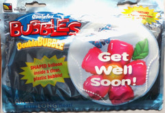 Qualatex Double Bubble 24″ (61cm) Balloon in a Balloon Get Well Soon Flower