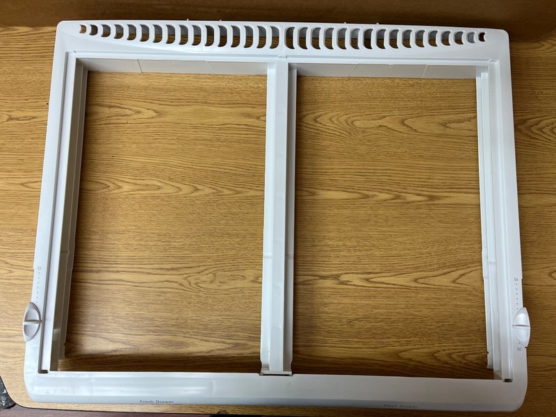 40364790 Crisper Shelf Frame Compatible with Frigidaire Refrigerator 240364790 gallery