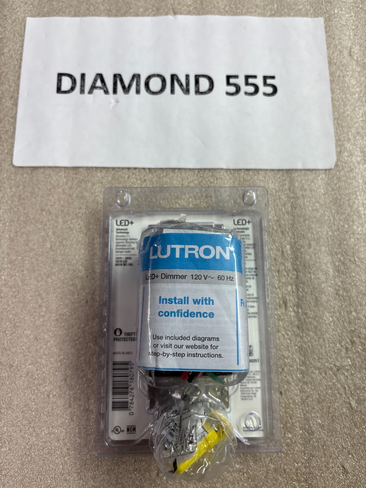 Lutron ‎LECL-153PH-WH 120V Dimmer Switch | 0795 gallery