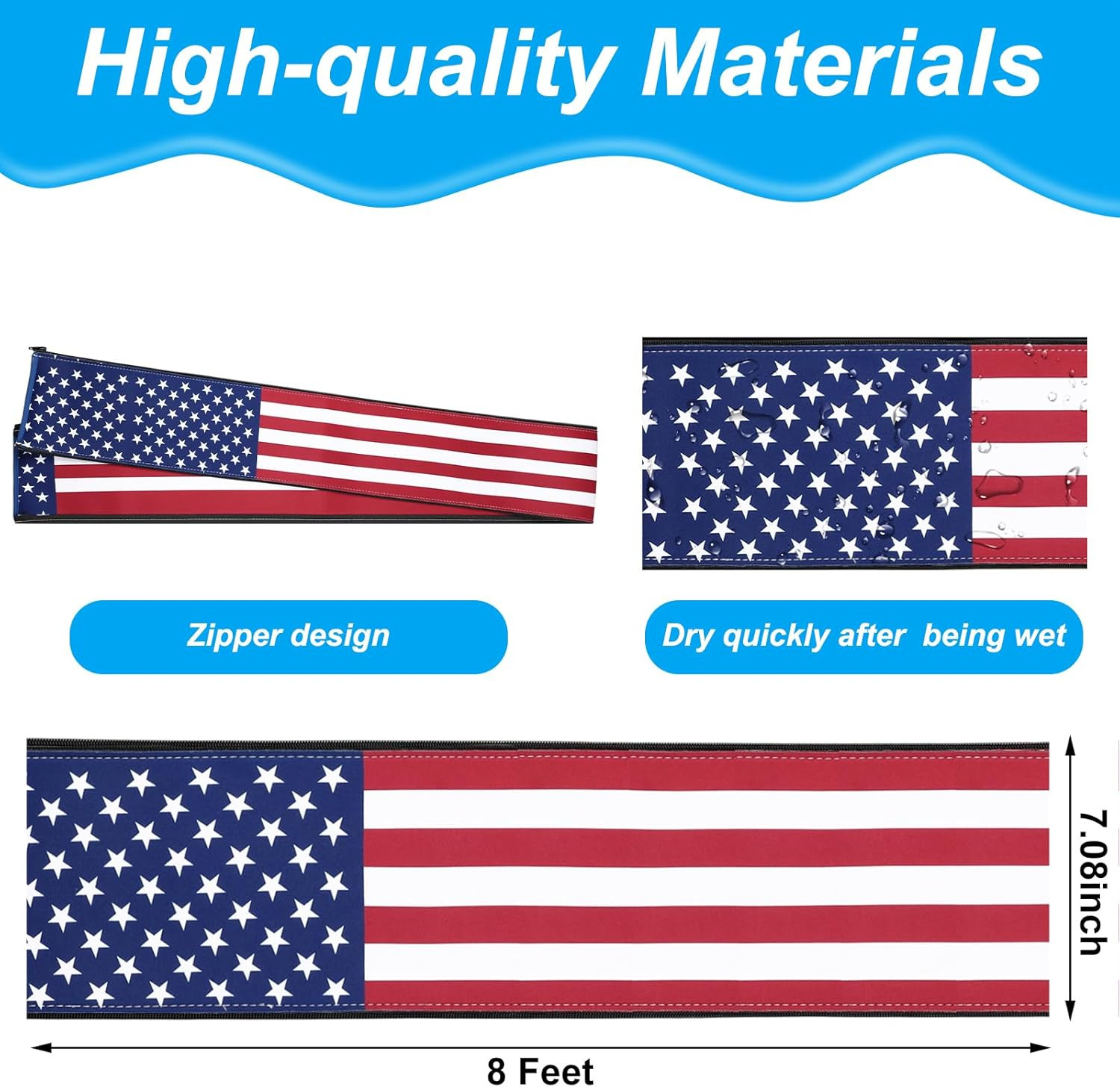 Pool Handrail Cover 8 Ft Swimming Pool Ladder Hand Rail Cover with Zippers Slip gallery