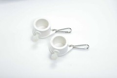 Tangle Free Flag Pole Mounting Rings (2-Piece Set) Metal Clips Easy Installation