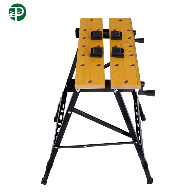 220lbs Folding Workbench,Workshop Tool Storage,Vise Garage Steel Work Table gallery