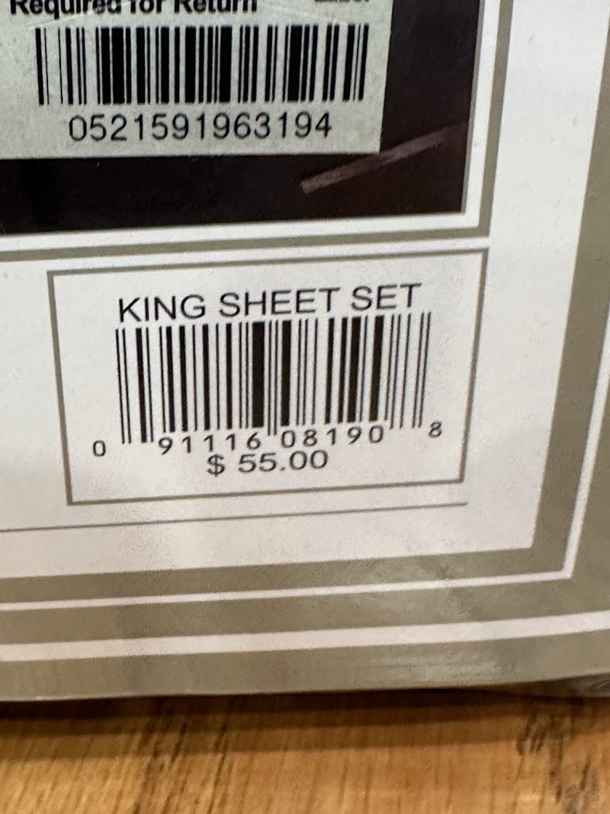 Macy’s 200 Thread Count 4 Piece Bed Sheet Set in Black King Cotton Rich gallery