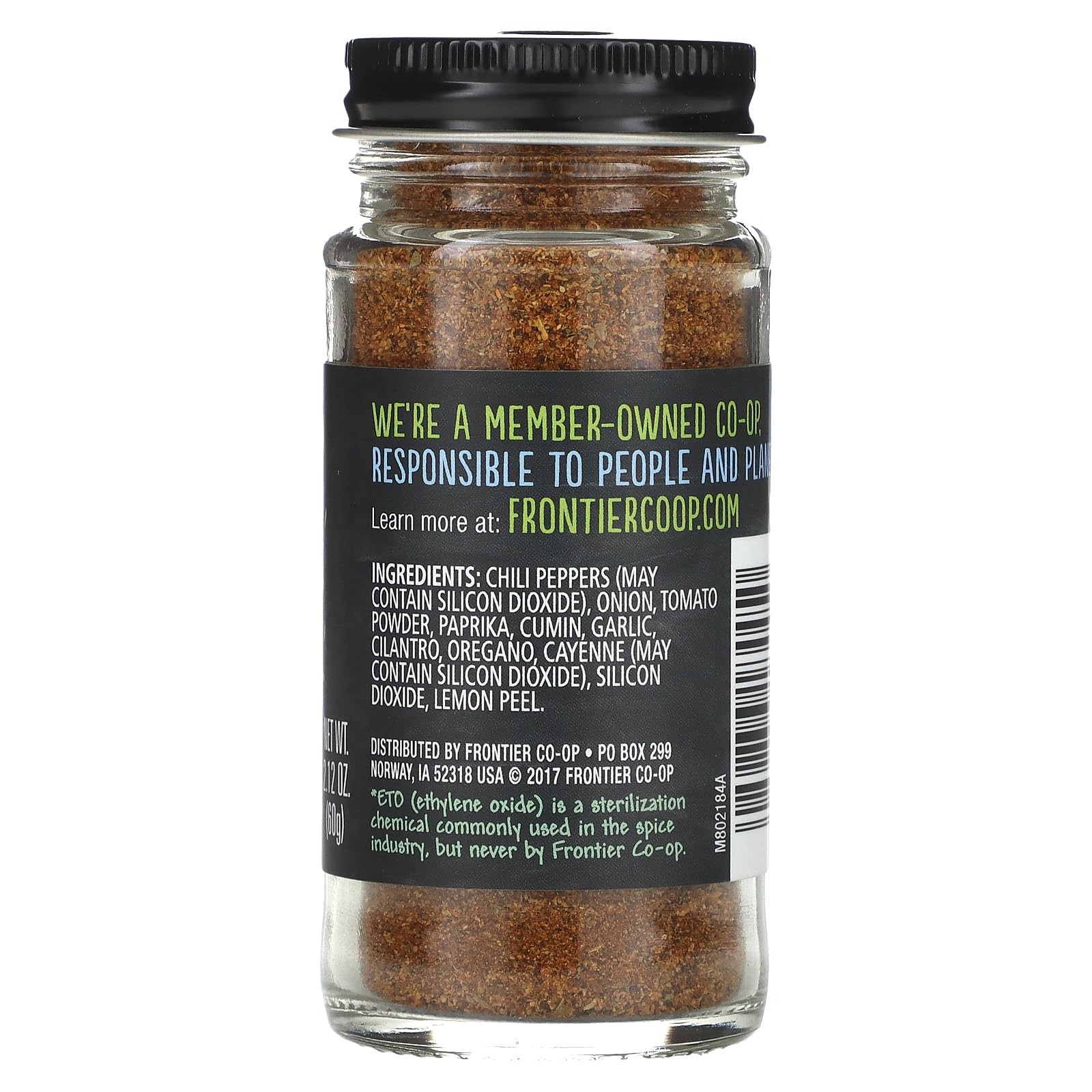 Frontier Co-op Mexican Fiesta Seasoning Salt Free 2.12 Oz Organic Blend gallery