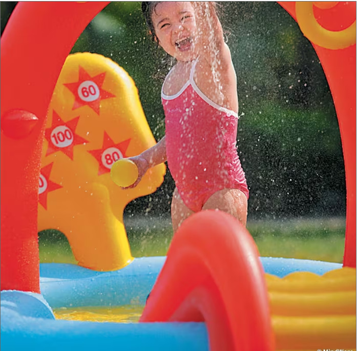 Pool Central - 7ft Inflatable Children's Interactive Water Play Center gallery