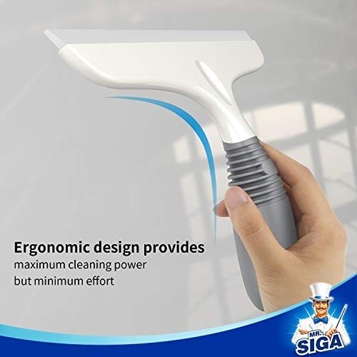 Multi-Purpose Silicone Squeegee for Windows, Glass, Shower Doors & Cars - 10" 2 gallery