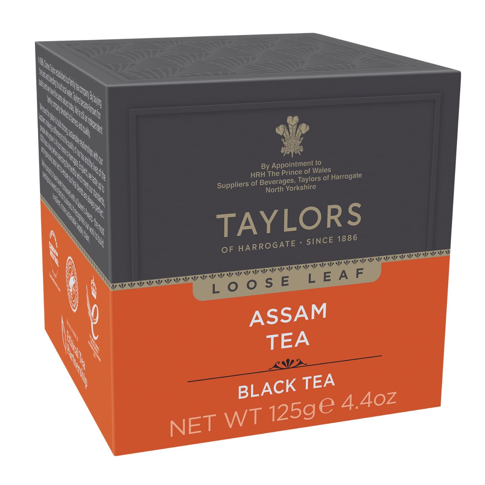 Pure Assam Black Tea, Loose Leaf, 4.41 Ounce Carton (Pack of 1), Full-bodied,... gallery