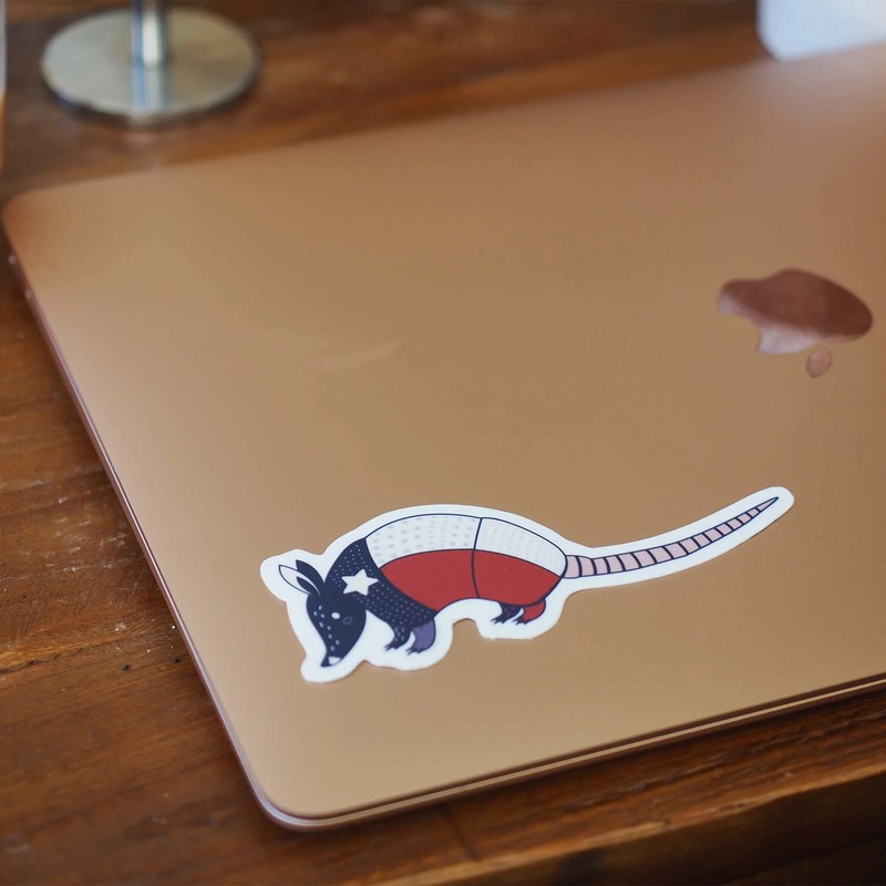 Texas Armadillo Sticker gallery