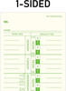 Weekly Time Cards 1-Sided, 3-1/2" X 9", Named Days, 100-Count,Time Cards for Em gallery