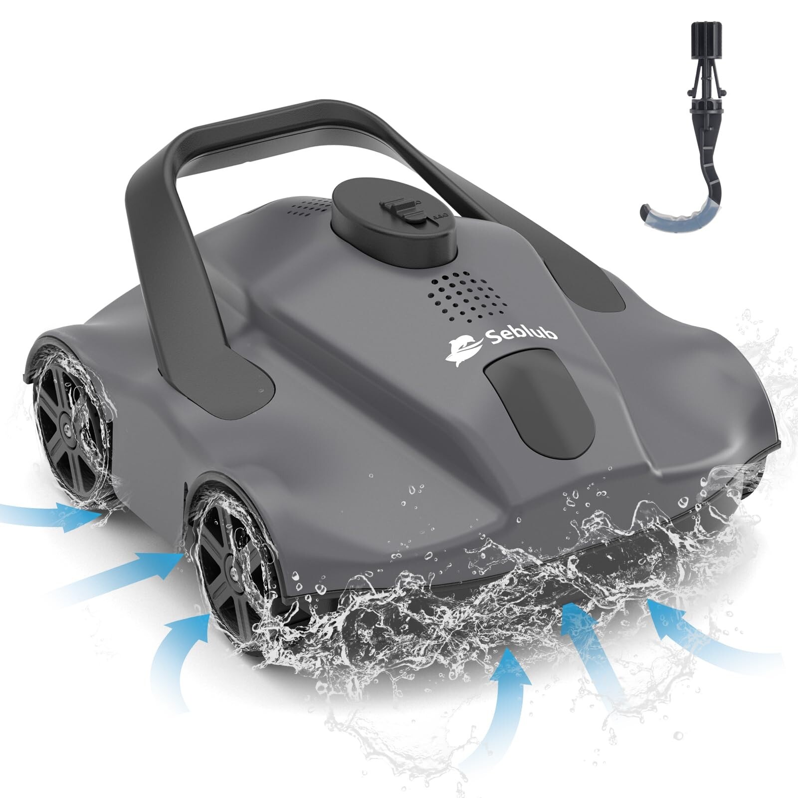 Seblub Cordless Pool Vacuum for Above/Inground Pool- 130 min runtime Retail $160 gallery