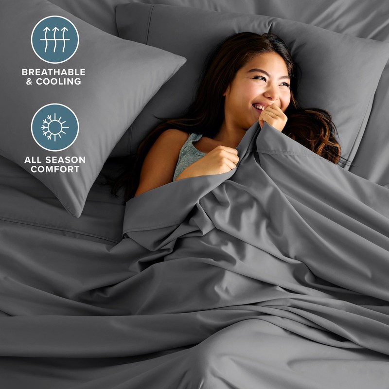 Bare Home Microfiber Sheet Sets - Premium 1800 Collection - Deep Pockets gallery