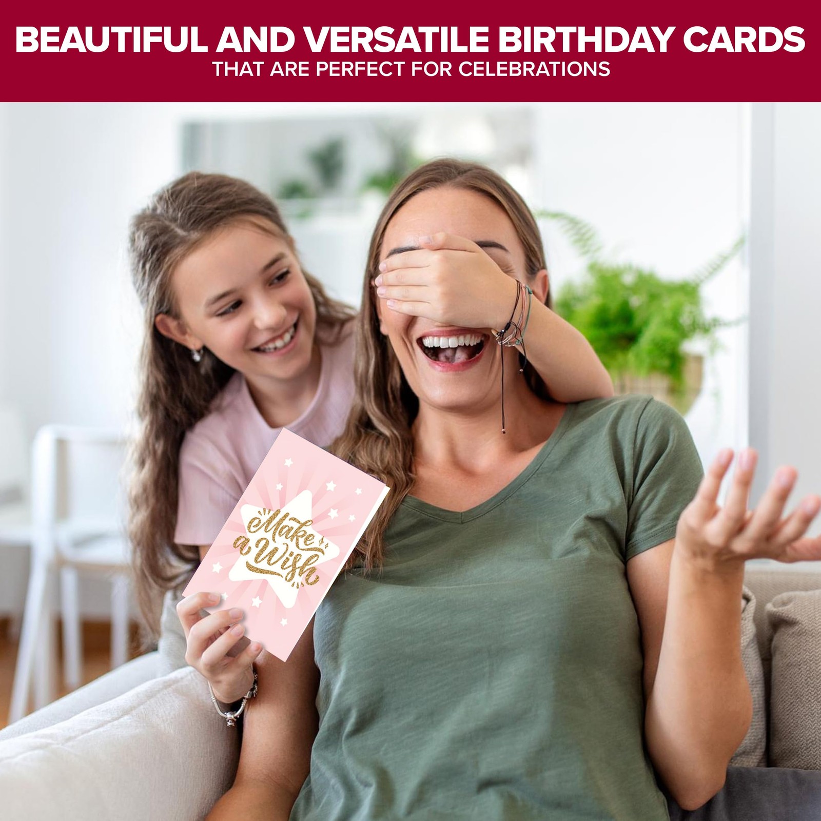 24 Pack Foiled and Glittery Assorted 6x4in Assorted Birthday Cards gallery