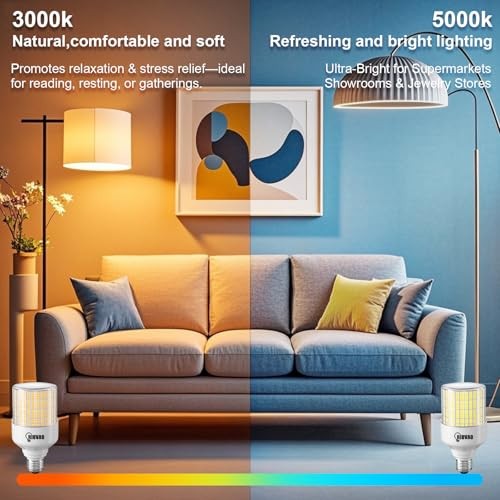 700W Equivalent LED Corn Light Bulb 9800LM, 5000K 5000k Daylight White gallery