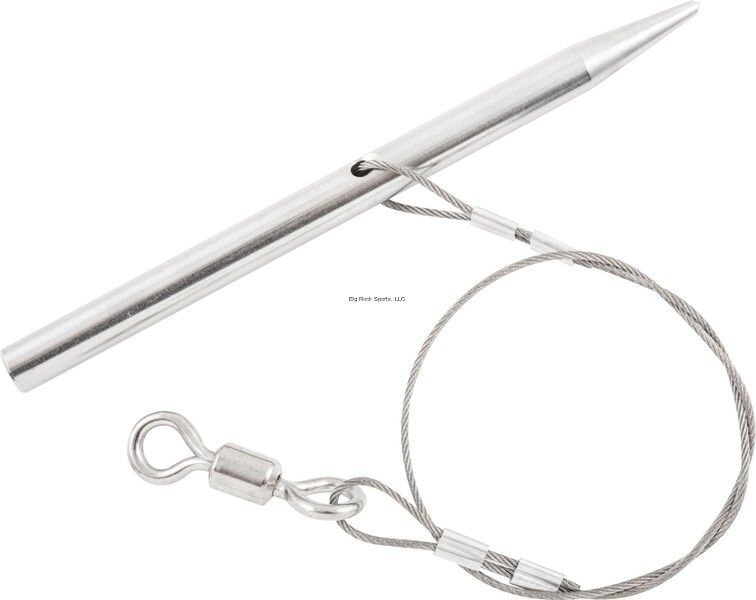 Halibut Harpoon 6' 7"x 1/2"x1/2" Tip, Stainless, Heavy Duty, Buttlet Tip, Wood gallery