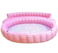 Member Mark Oversized Inflatable PINK Sofa Pool 152in X 126in X 31in