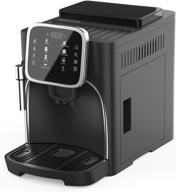 Fully Automatic Espresso Coffee Machine w/ Milk Frother Intuitive Touch Display gallery
