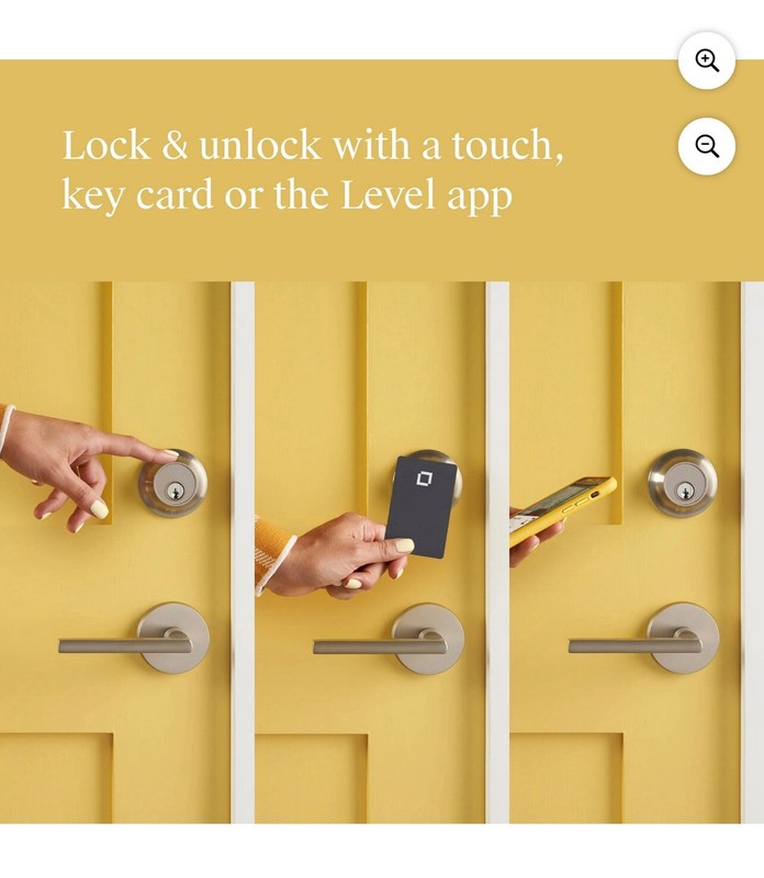 Level C-L12U Touch Deadbolt Lock with Bluetooth Smart Lock gallery