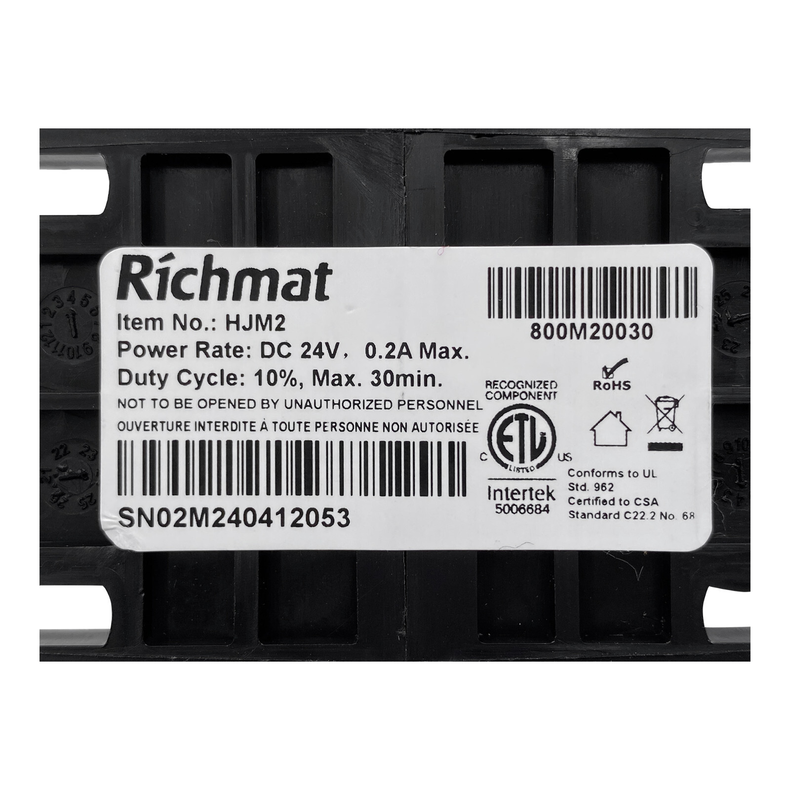 Adjustable Bed Richmat Massage Motor Model HJM2 Replacement for Head gallery