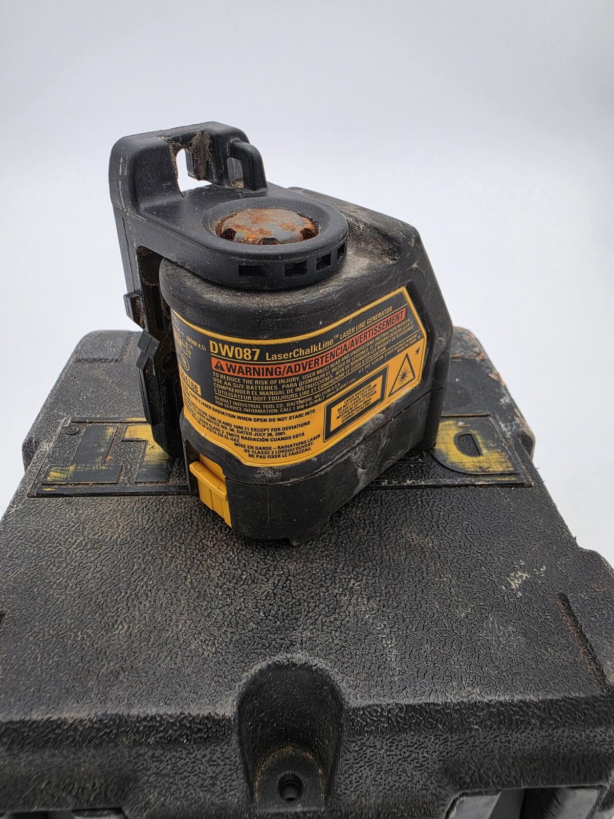 DeWalt DW087 Self-Leveling Laser Chalk Line Level w/ Case Tested Works gallery