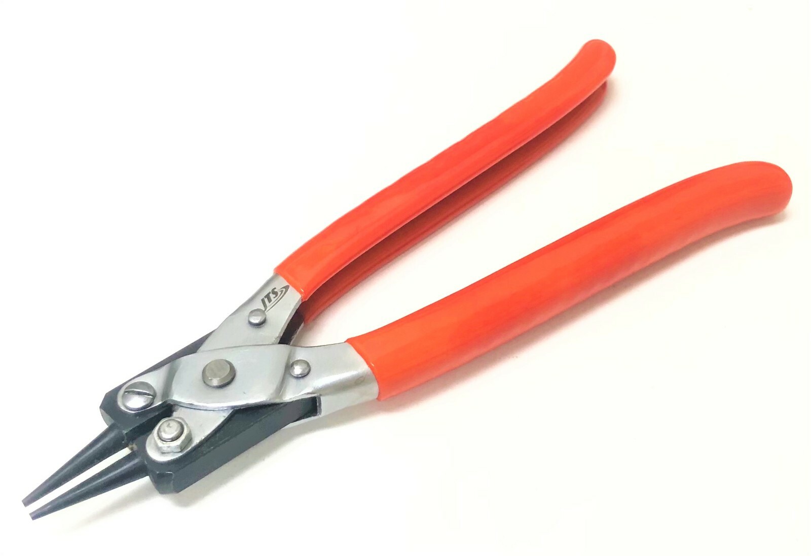 8" Round Nose Parallel Action Pliers Jaw with PVC Coated Handles 200mm gallery