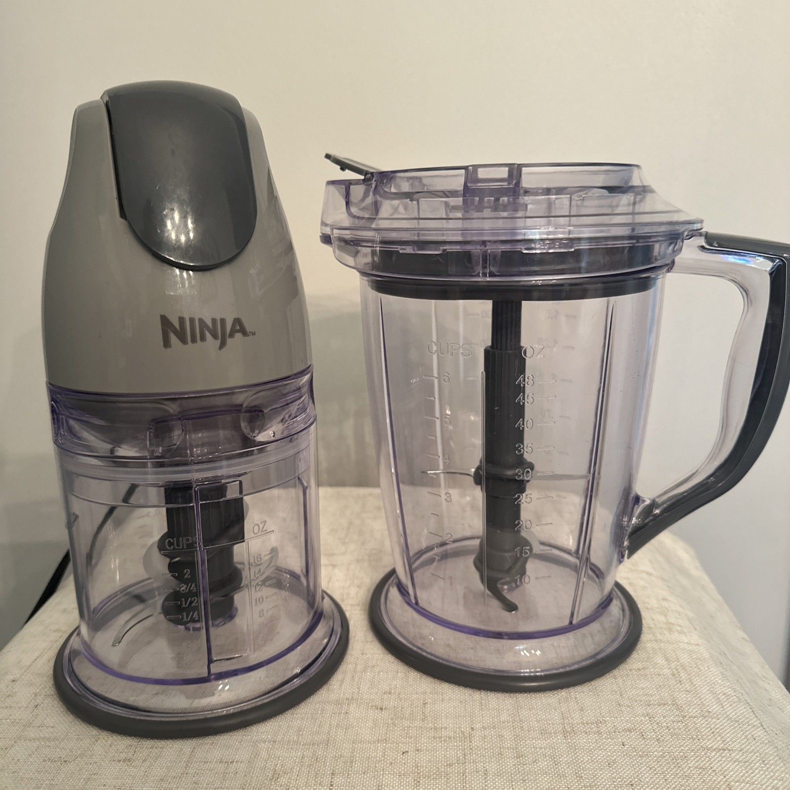 Ninja Master Prep Blender Food Processor 48oz QB900B 400W 9 Pieces EUC! gallery