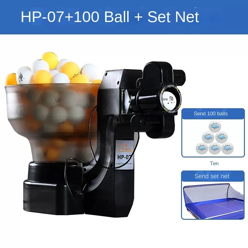 HP-07 Automatic Table Tennis Driver Multi Spin Multi Drop Driver 36W gallery