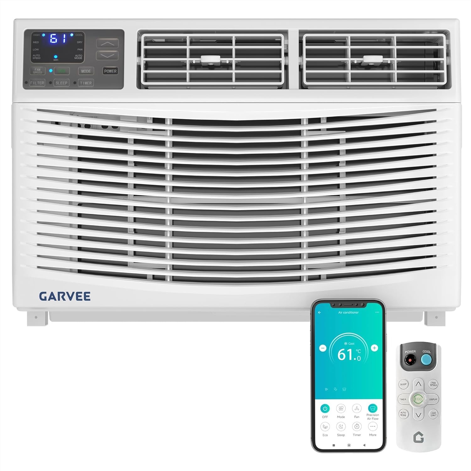 12000 BTU Window Air Conditioner, Cools Up to 550 Sq.ft., 24H Timer, Sleep Mode, gallery