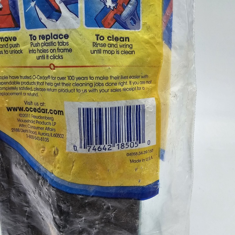 O Cedar Big Easy Flat Sponge Mop Refill Super Absorbent Sponge gallery