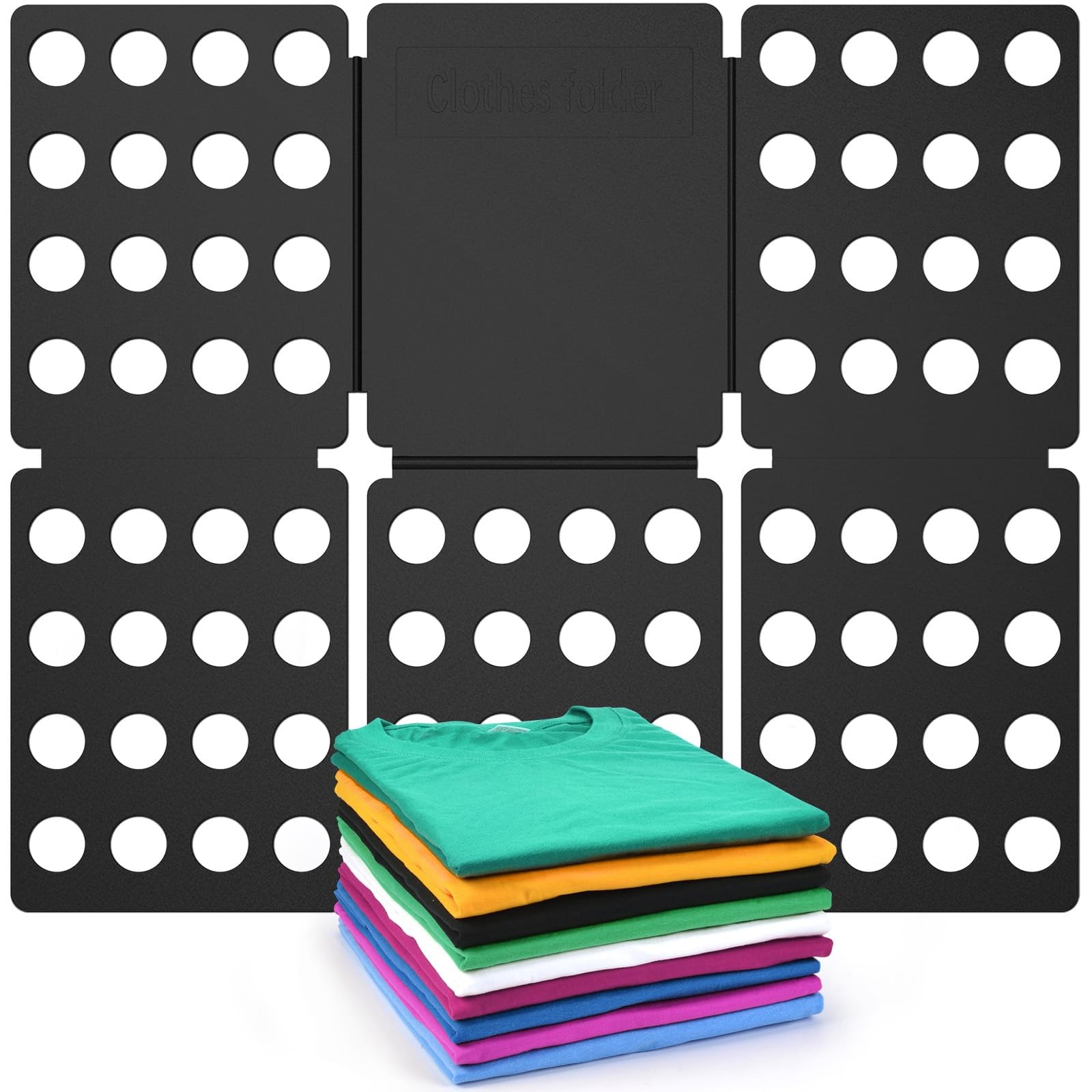 Adjustable T-Shirt Clothes Fast Folder Folding Board Laundry For Adult Organizer gallery