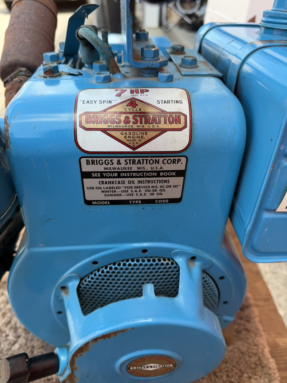 Vintage 2600W Generator – Briggs & Stratton 170412/ Generac (Untested, As-Is) gallery