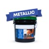 Metallic Half Epoxy Floor Coating Kit 150 sq. ft. BRIGHT RED Base Coat gallery