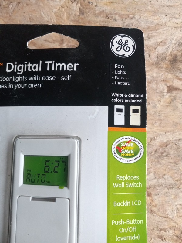 GE SunSmart 3 Way Indoor 7 Day Programmable Digital Timer Light Switch - 15312 gallery