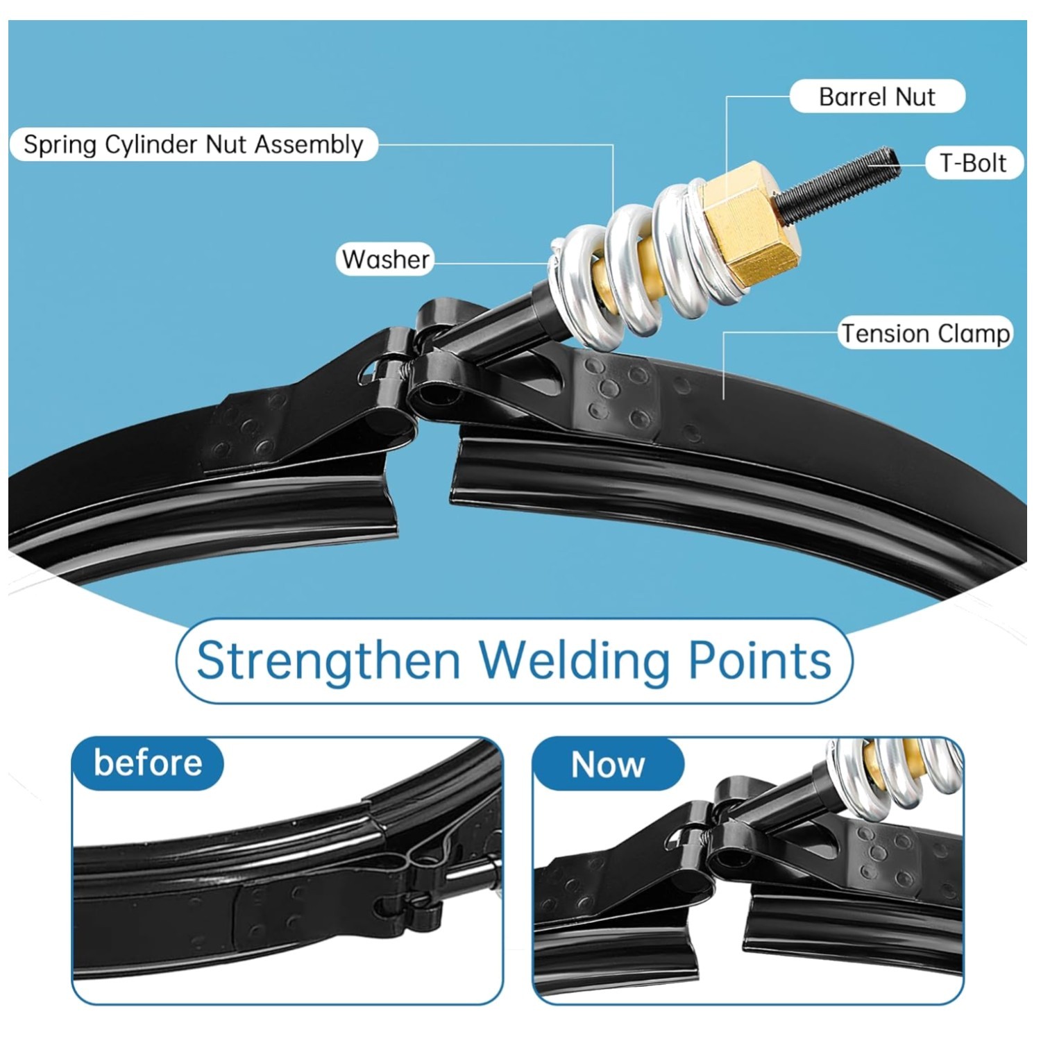 Upgrade Tension Control Clamp for Pentair Pool Filters gallery