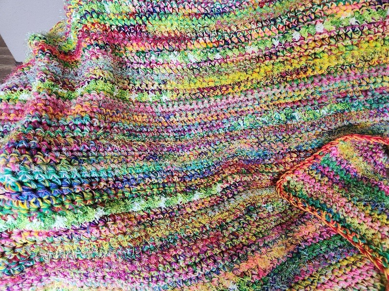 Hand Crocheted Throw Afghan Blanket gallery