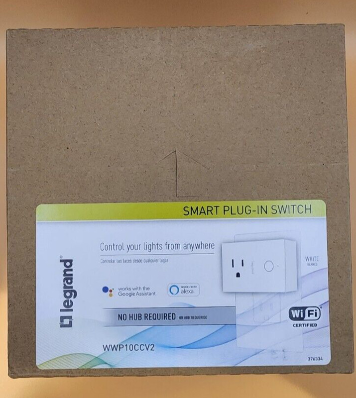 Legrand Smart Plug-In Switch White- No Hub Required! 2 Pack gallery