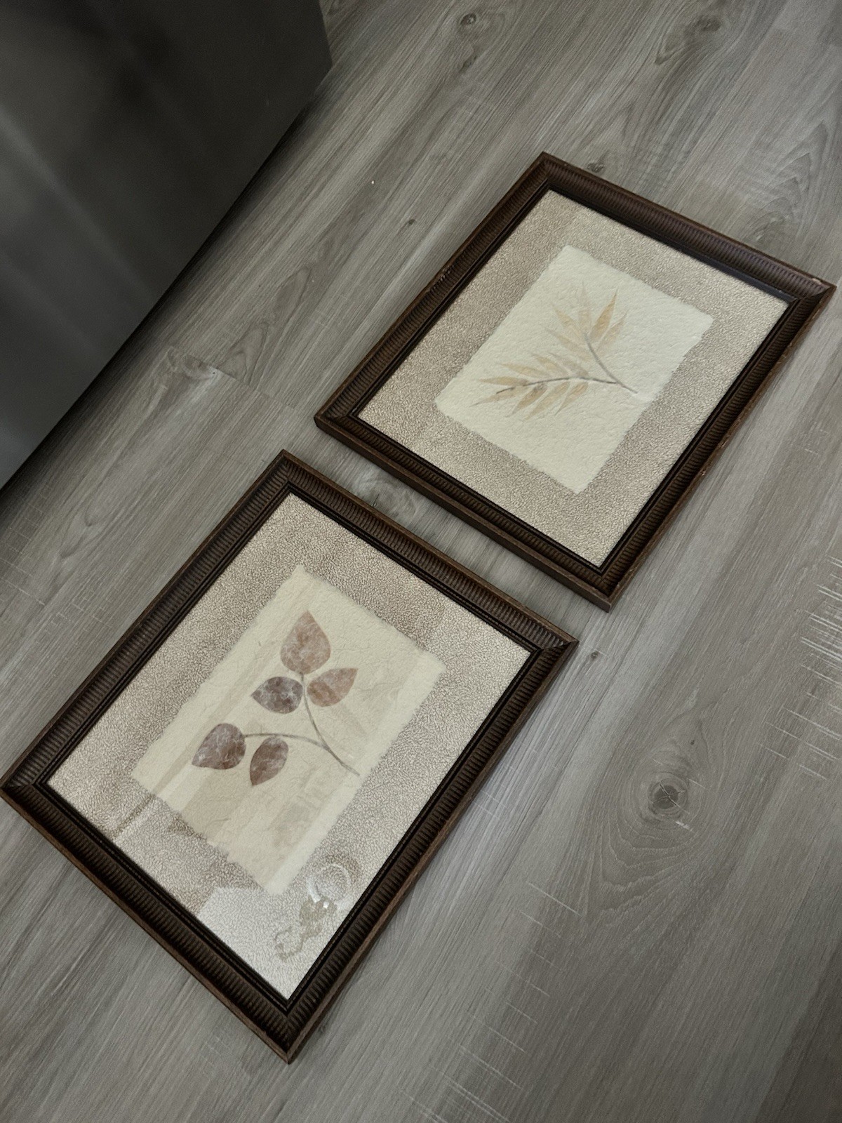 Interia Exotic Foliage Handmade Botanical Framed Wall Art Set of 2 14x12 gallery