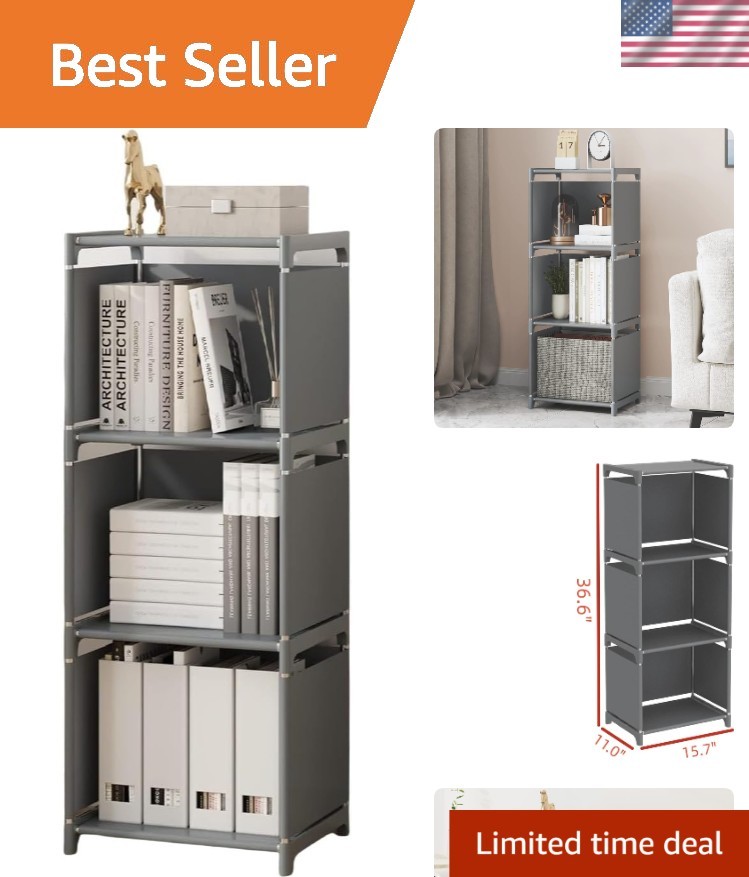Elegant 3-Cube Storage Organizer for Compact Living Spaces - Durable & Stylish
