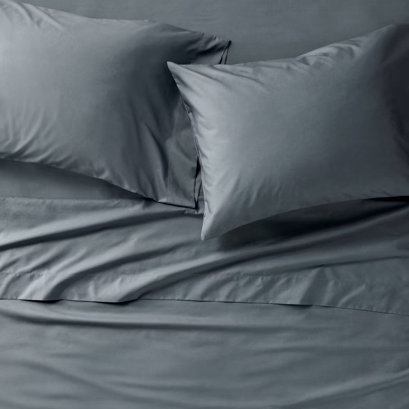 400 Thread Count Percale Sheet Set Light Adobe - Casaluna gallery