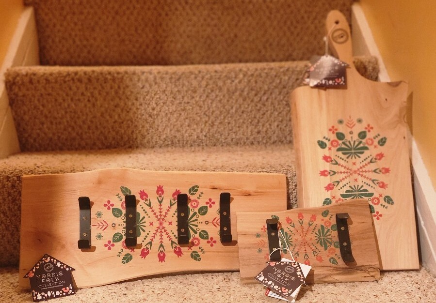 🆕️NORDIC FOLK COLLECTION Door/Wall Coat Hangers, SMALL/LARGE, Cutting Board ❤ gallery
