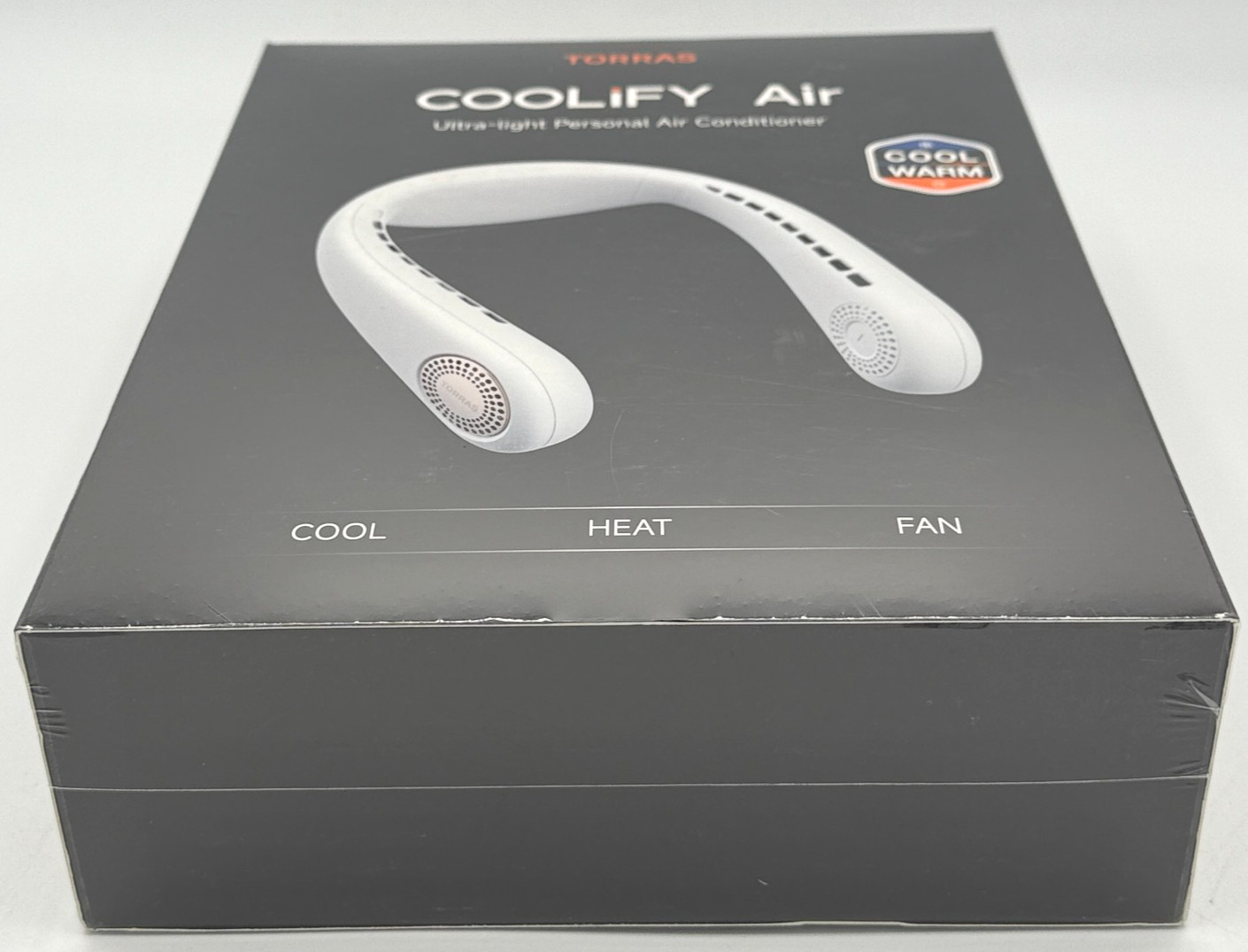 Torras Coolify Air Neck Personal Air Conditioner Ultra-Light Golden White SEALED gallery