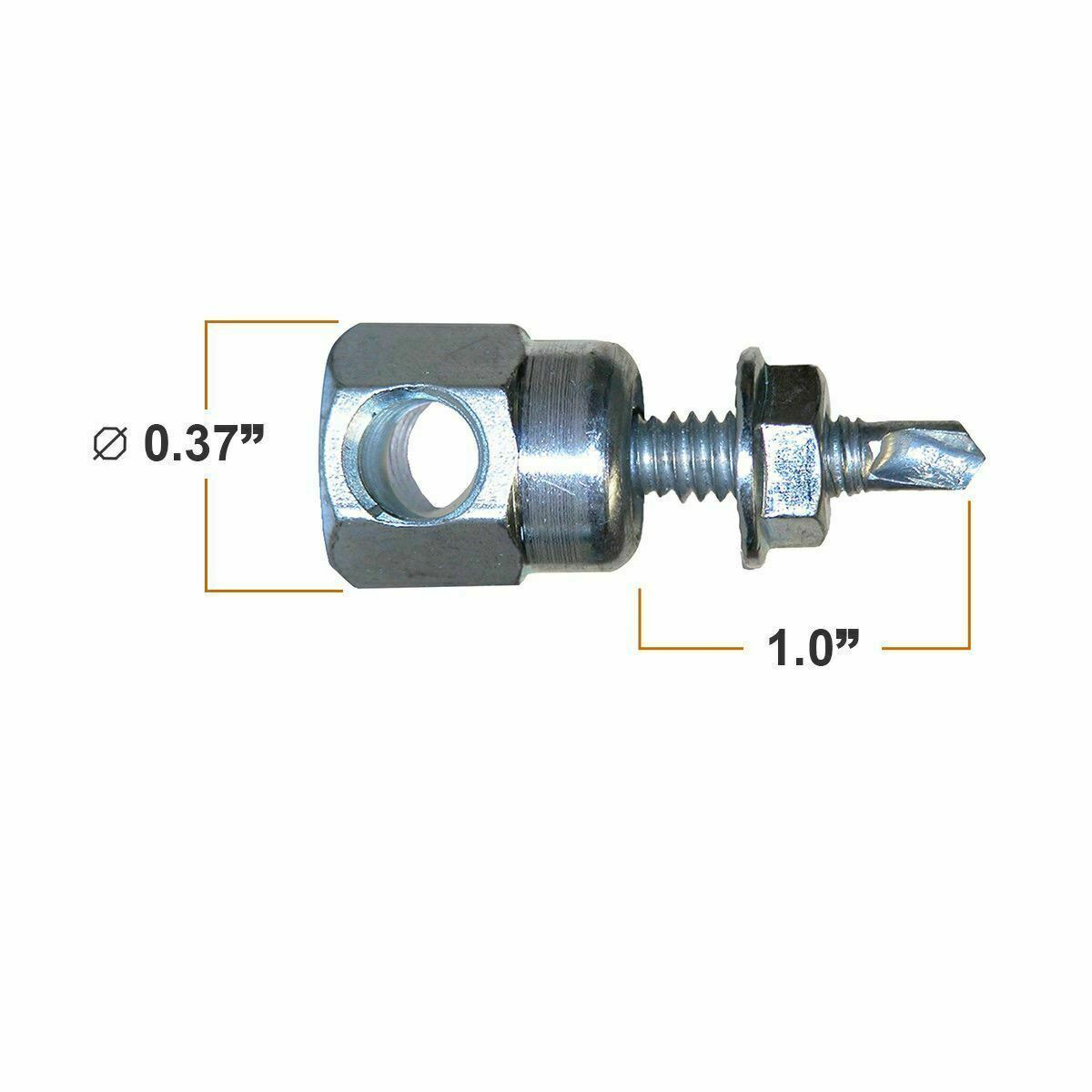 Sammys SWD 10 3/8 Inch Horizontal Thread Rod 1/4-14 x 1 Inch Screw Steel 75 Pcs gallery
