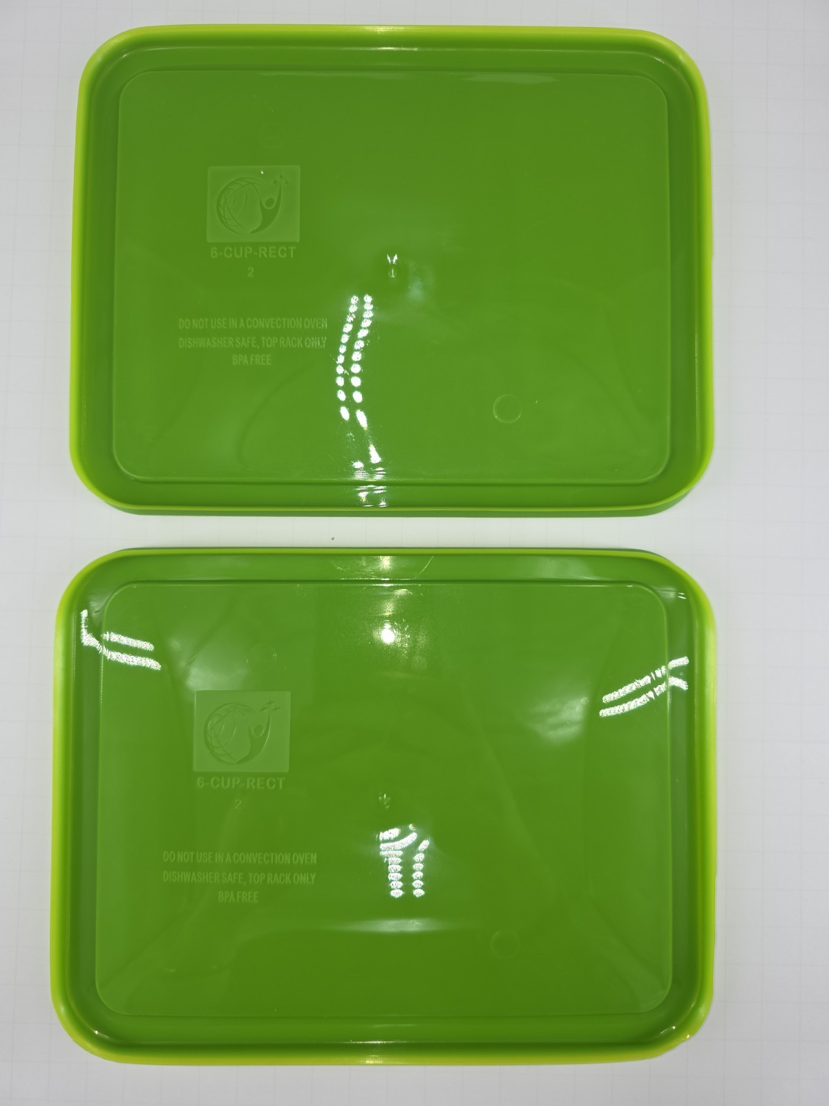 Replacement Lid for 6-CUP Pyrex Cover Rectangle (6.75" x 8.75") (2-Pack) gallery