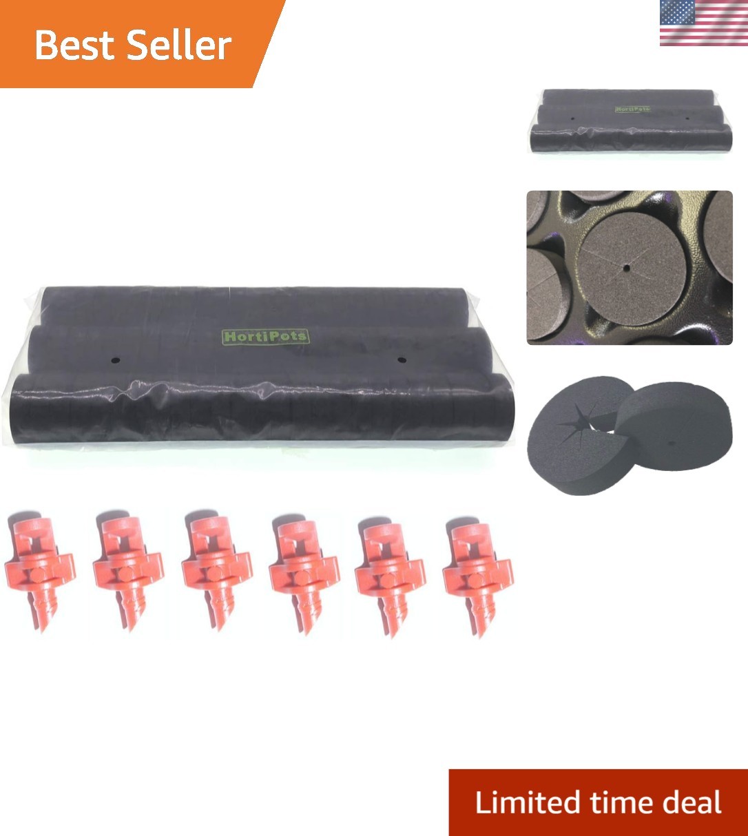 Versatile 75 Pack Neoprene Plant Cloning Collars - Compatible with Major Systems gallery