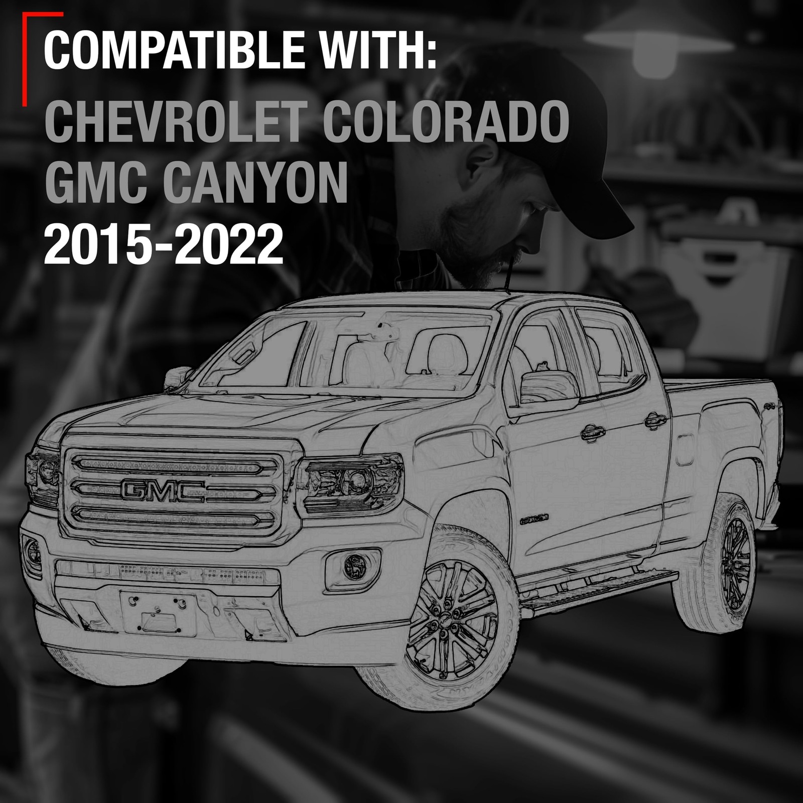 Tailgate Handle for Chevrolet Colorado; GMC Canyon - Black w/ Camera Hole - B... gallery