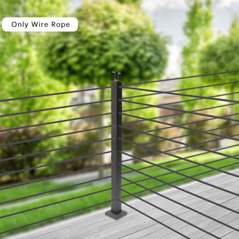 7×7 Strands Cable Rope 220ft Cable Rope for Railing System 316 Stainless Steel gallery