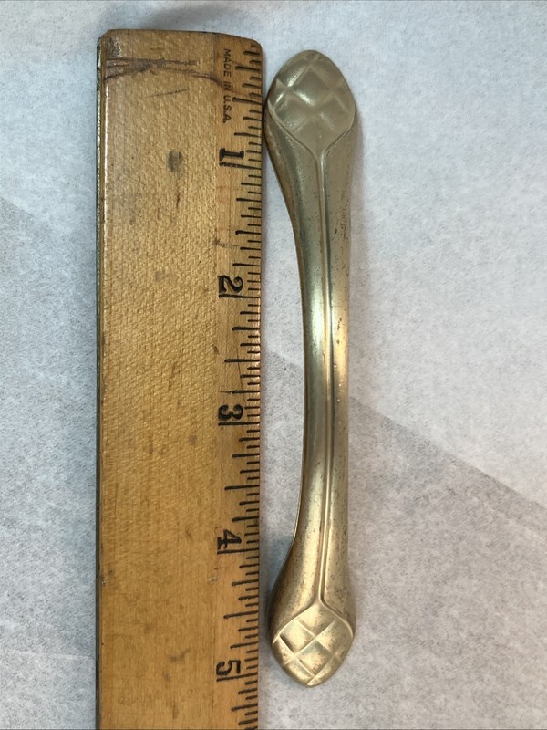 2 Vintage 5 1/4” Amerock Good Tufted End Drawer Pull Handles 1353 gallery