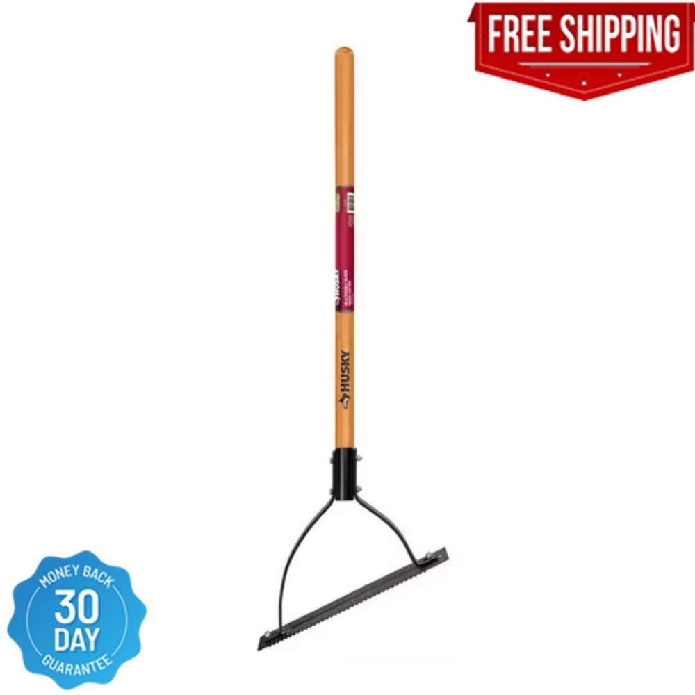 NEW Durable Double Blade Weeder Cutter Hardwood Handle for Tall Grass Vegetation