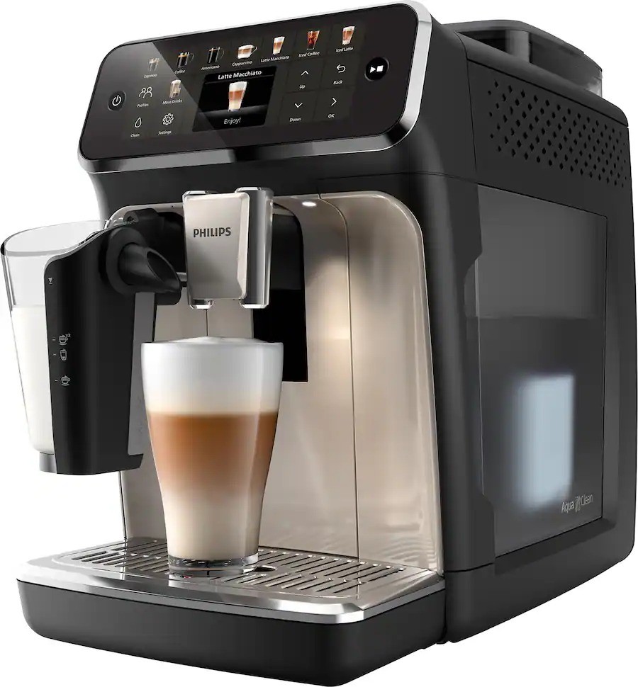 Philips 5500 Series Fully Automatic Espresso Machine with LatteGo - Black/Chrome gallery