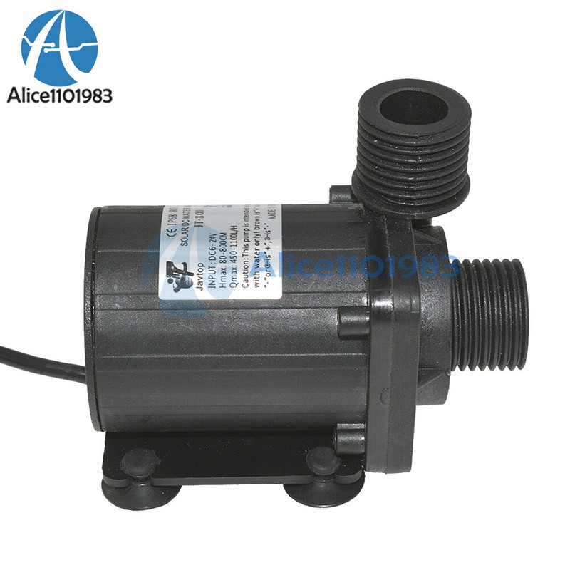 DC 12V 24V Hot Water Circulation Pump Solar Water Pump Brushless Motor 800L/H gallery
